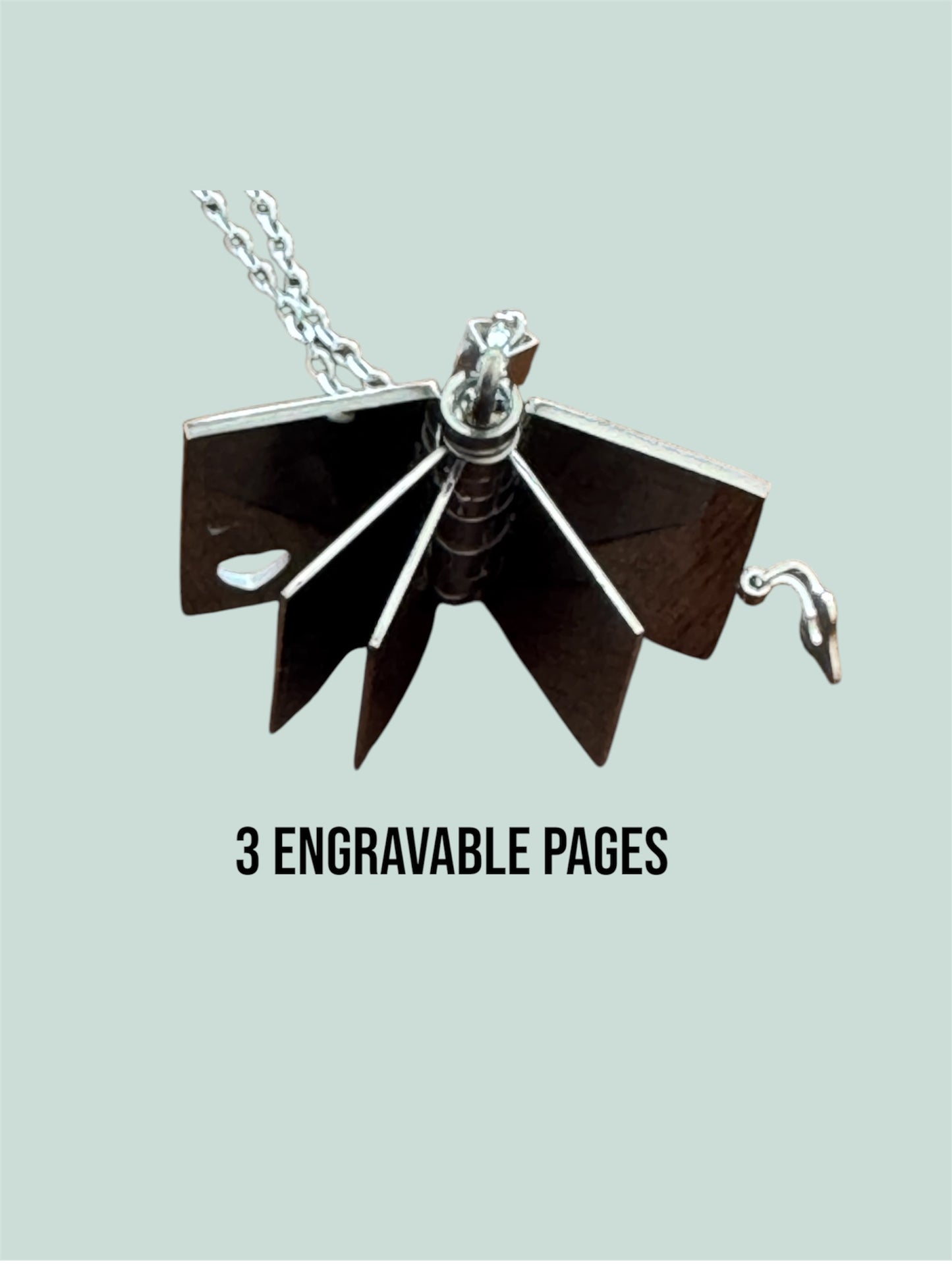 Stainless Steel Book Locket