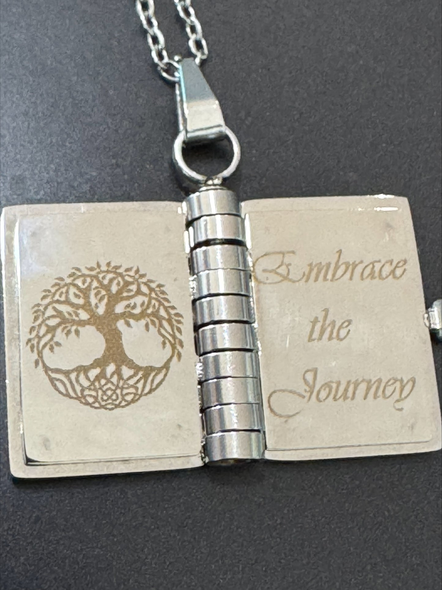 Stainless Steel Book Locket