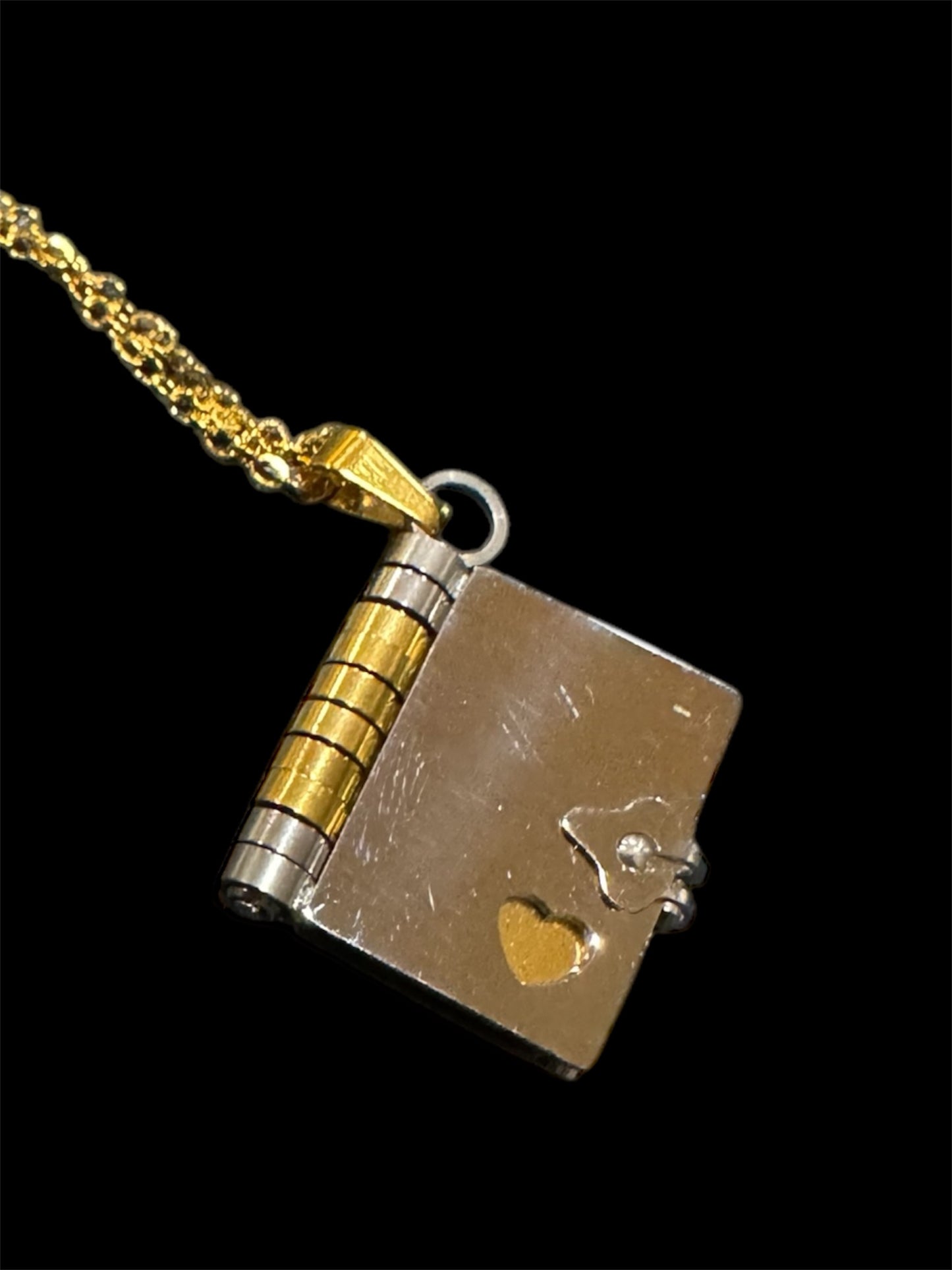 Stainless Steel Book Locket