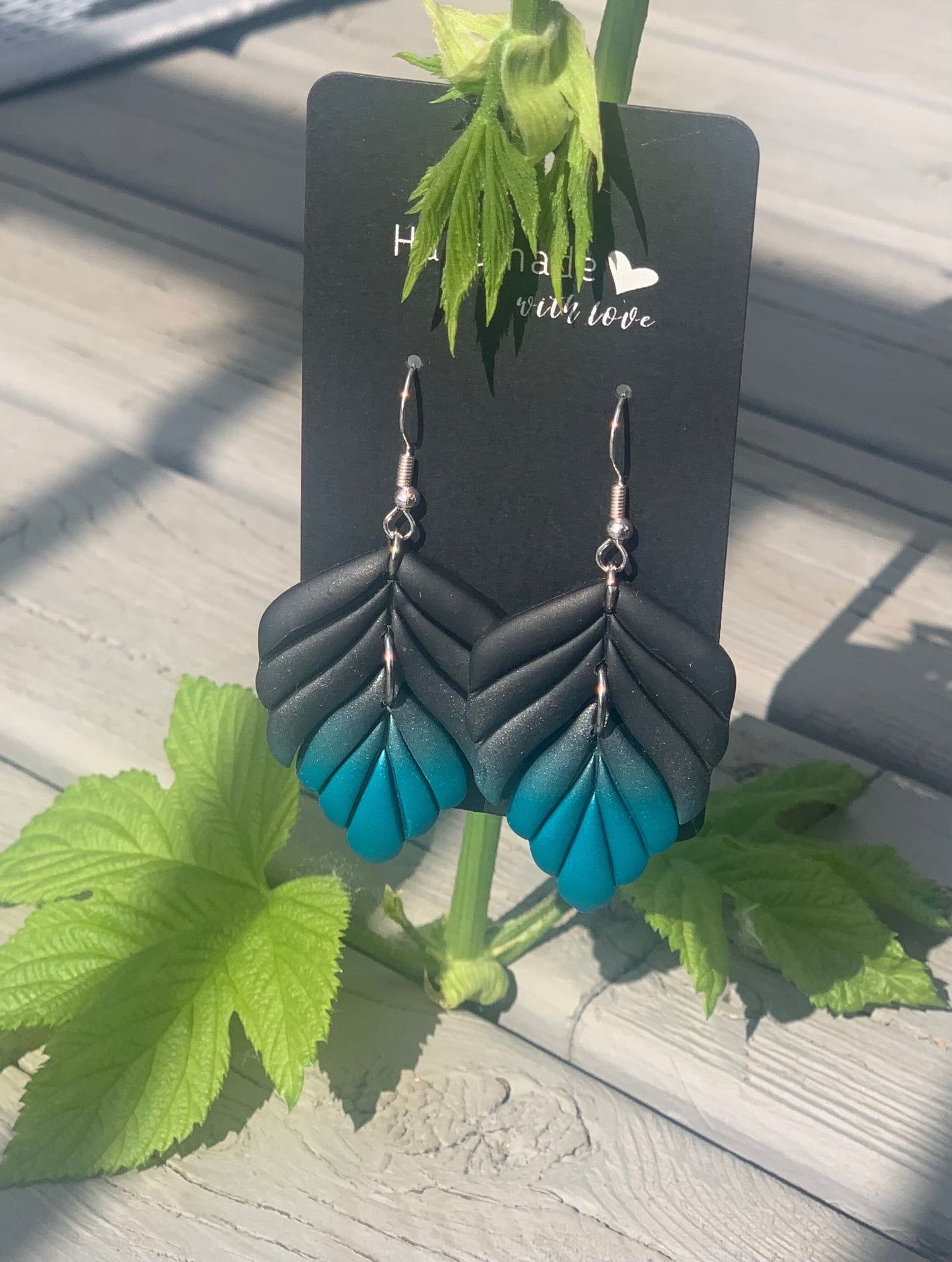 Ombré earrings