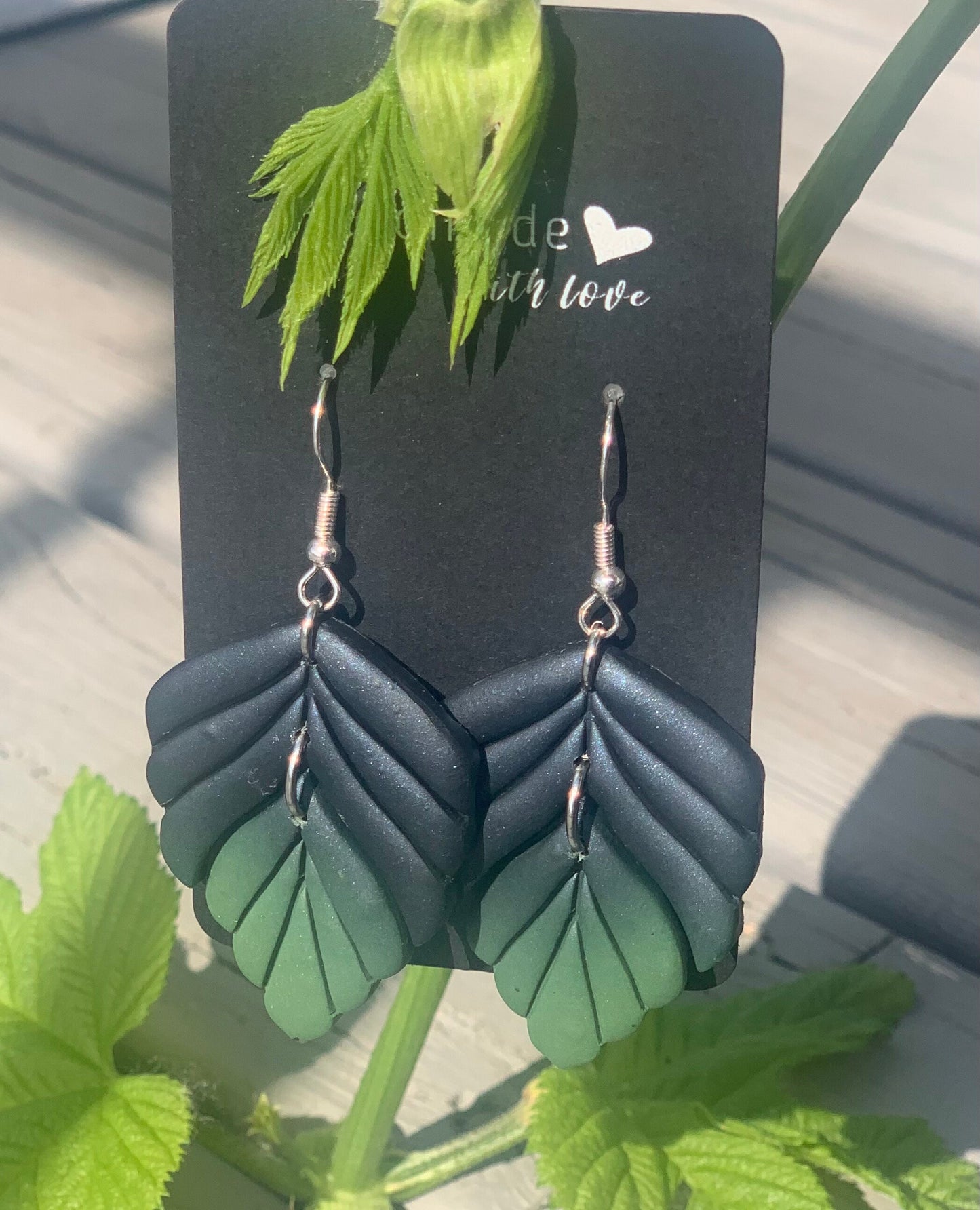 Ombré earrings