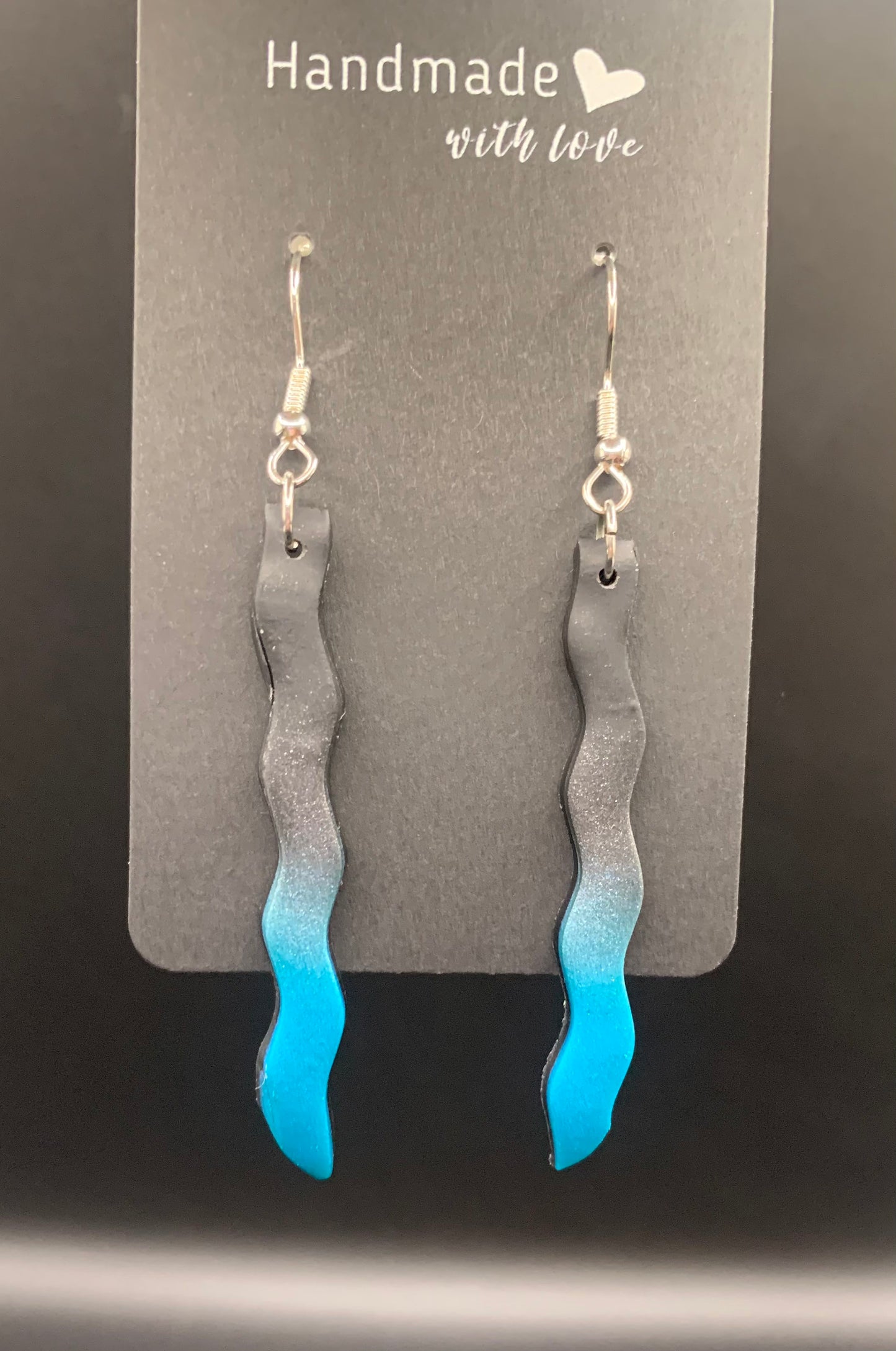 Wavy Ombré Drop Earring