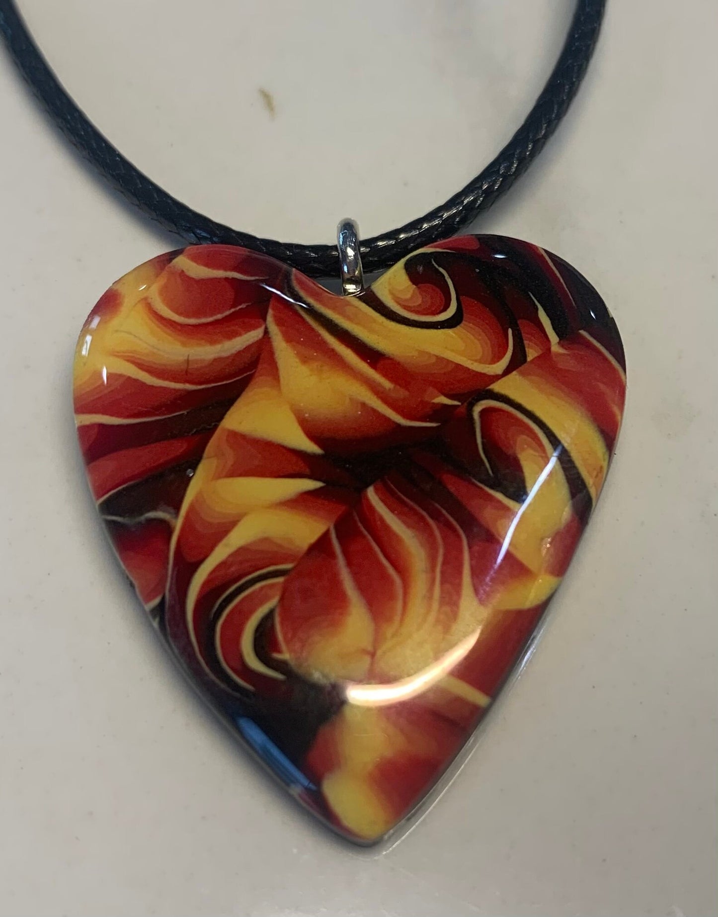 Fire Heart Pendant