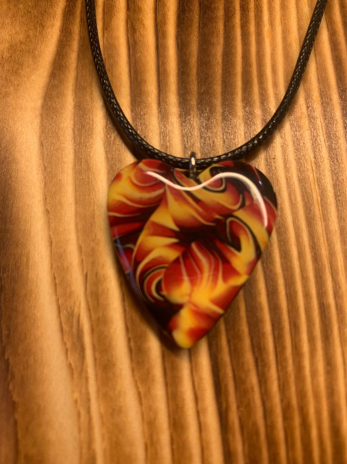 Fire Heart Pendant