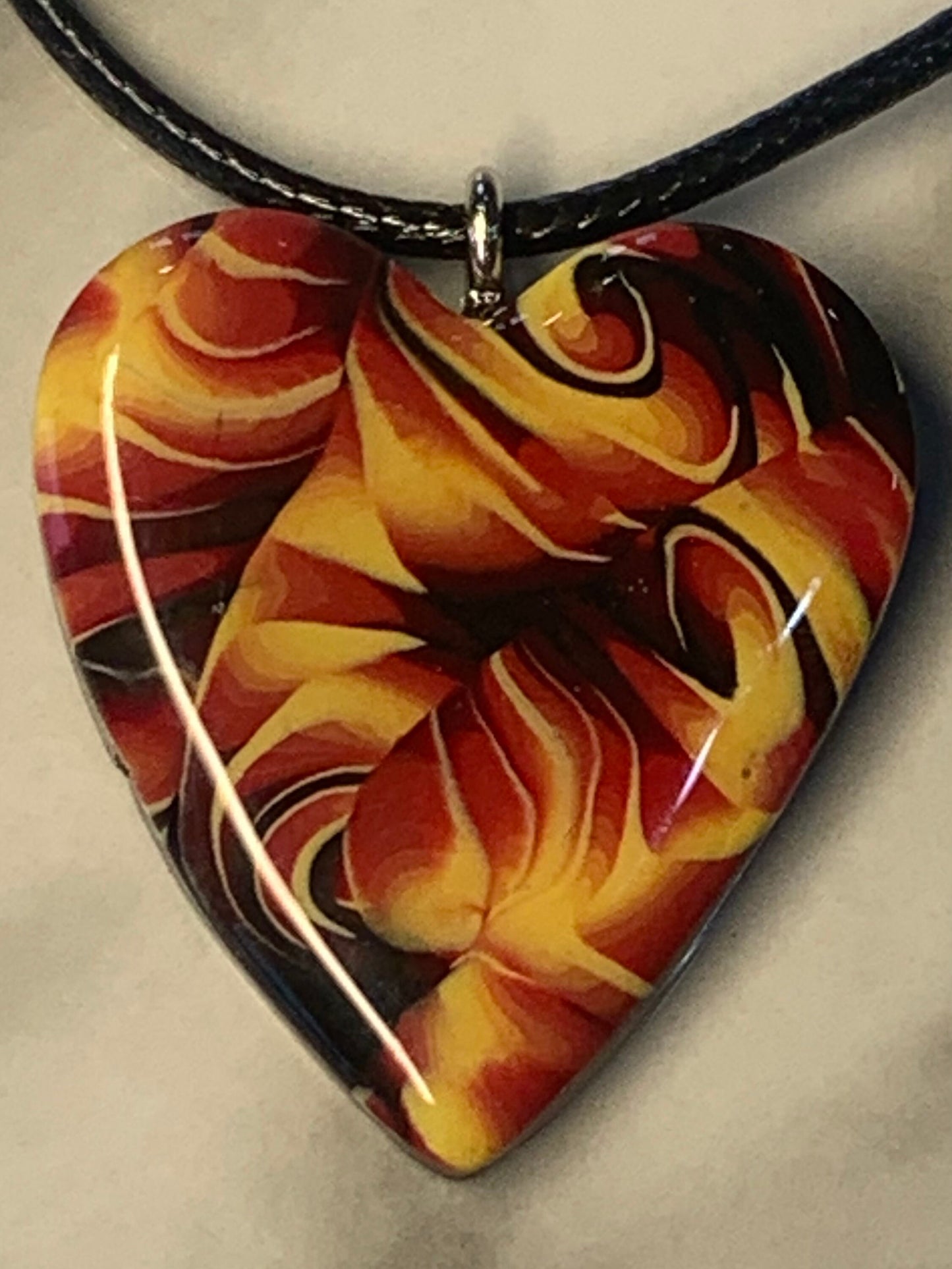 Fire Heart Pendant