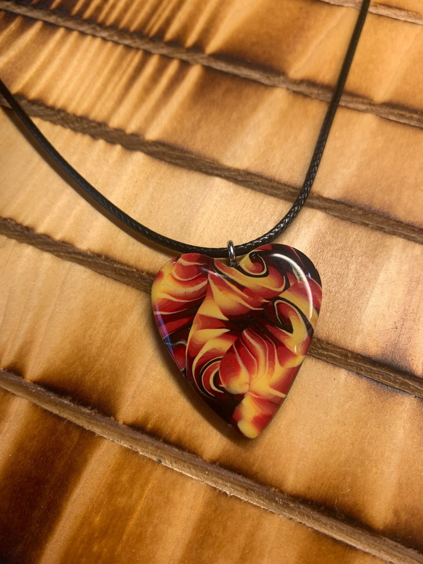 Fire Heart Pendant